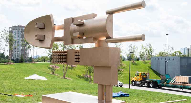 Parviz Tanavoli Parviz Tanavoli Unveils His Largest Ever Work At Torontos Aga Khan Museum