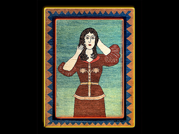 Farangi Woman on Carpet